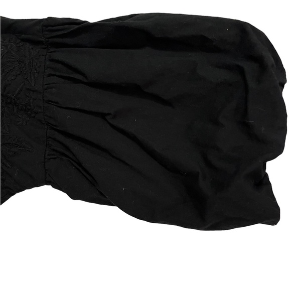 Lauren by Ralph Lauren black embroidered dress midi size 6 - Picture 7 of 8